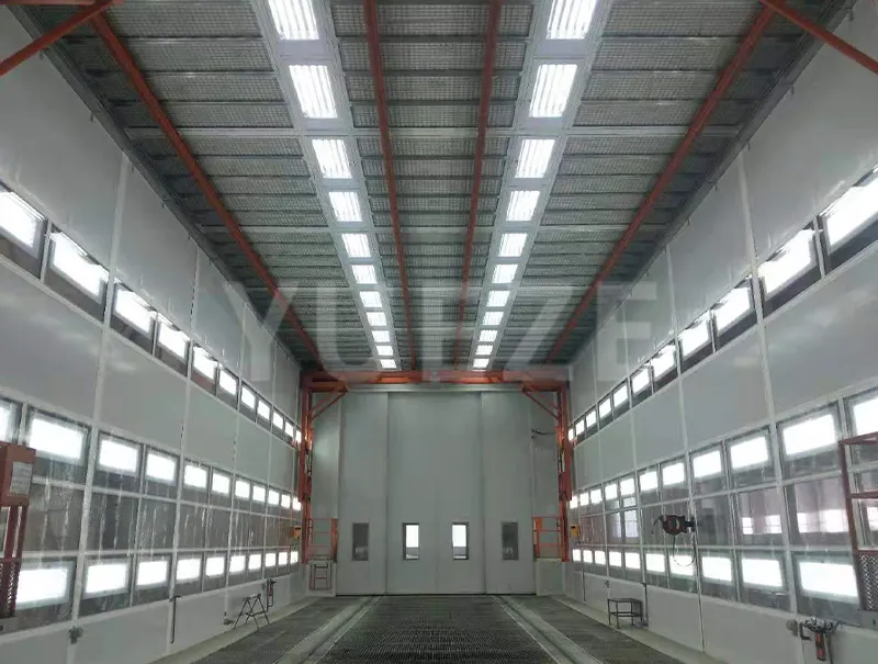 Malaking 3D car painting room