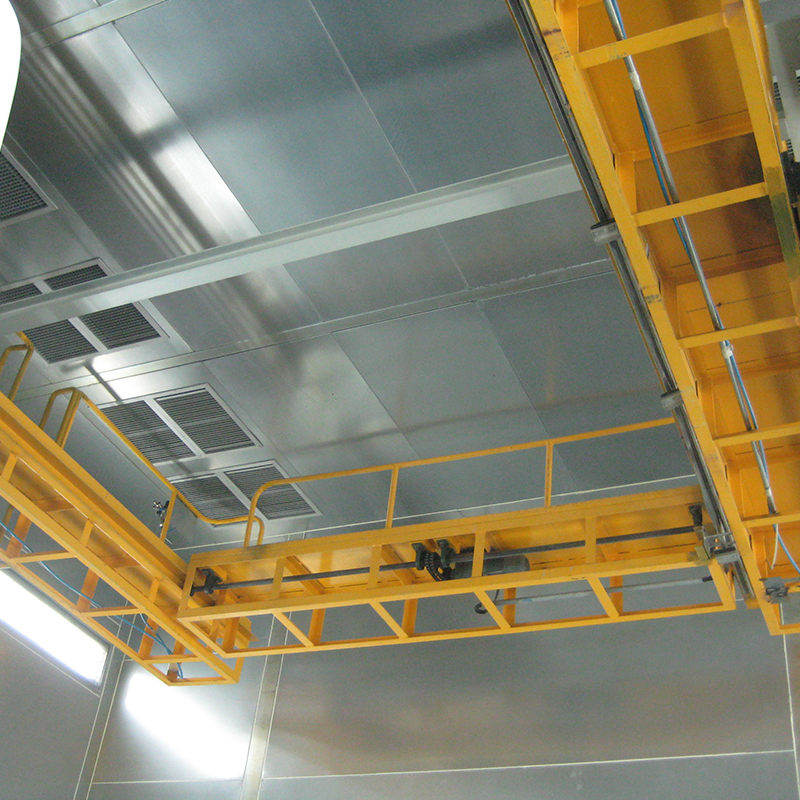 Painting Line Para sa Grain Tank Truck Body