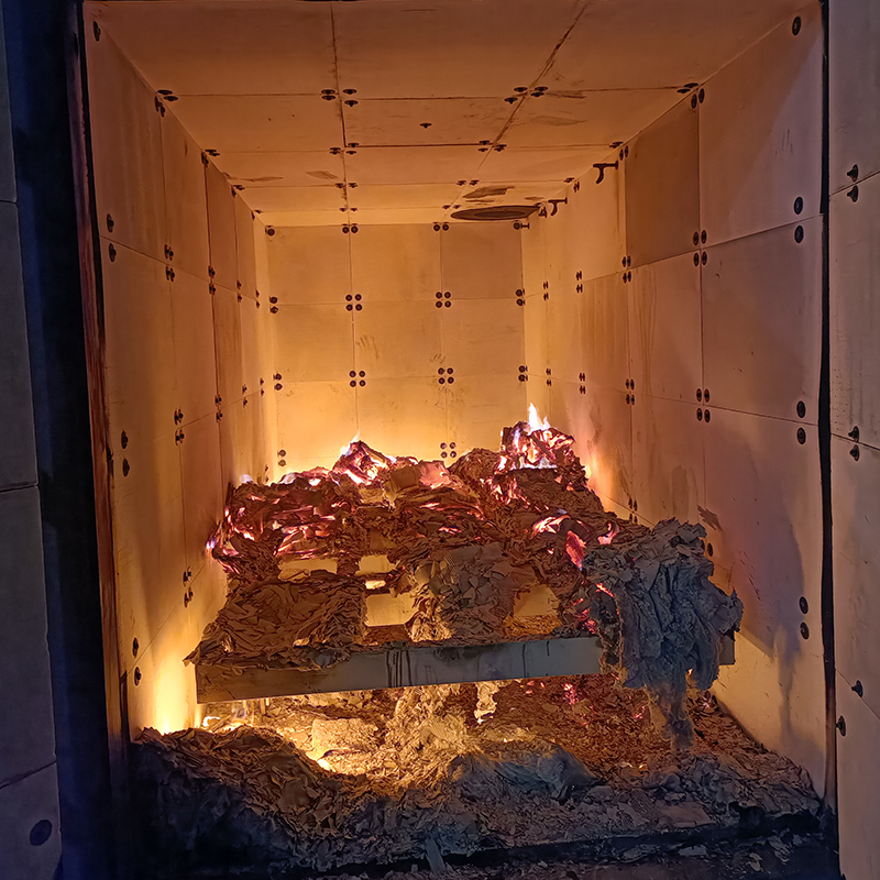 Pyrolysis Furnace at Cleaning Booth