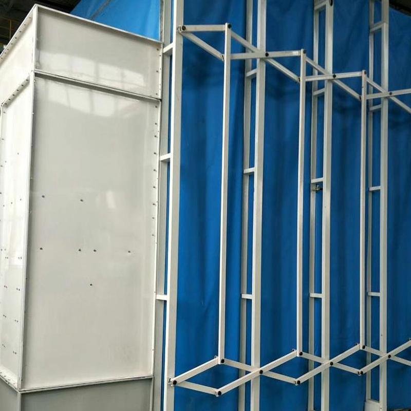 Maaaring iurong na Mobile Spray at Sanding Booth