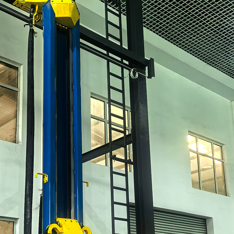 Sanding Room at Automatic Shot Blasting Machine