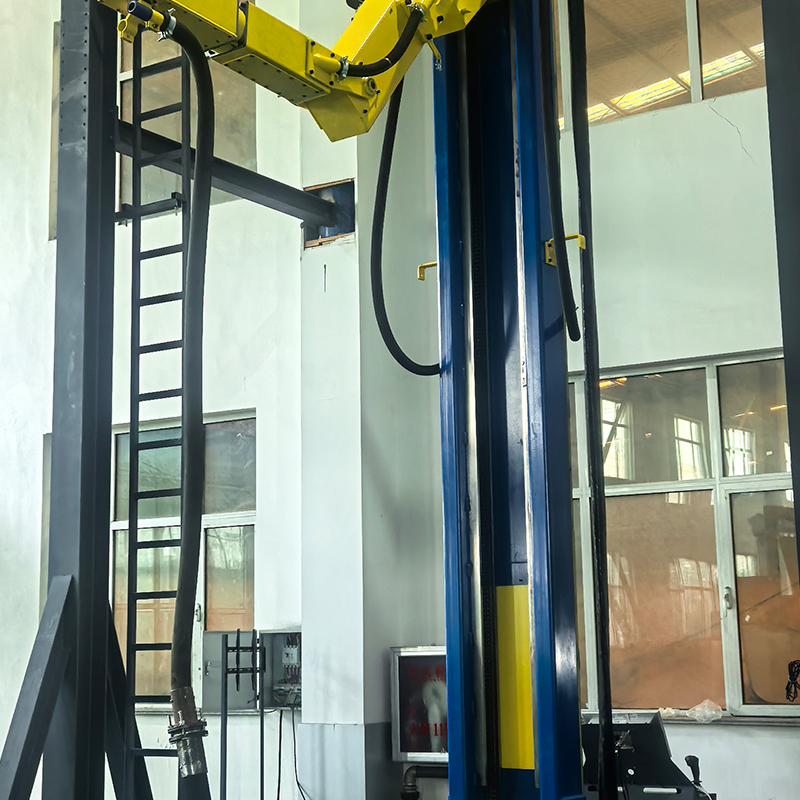 Sanding Room at Automatic Shot Blasting Machine