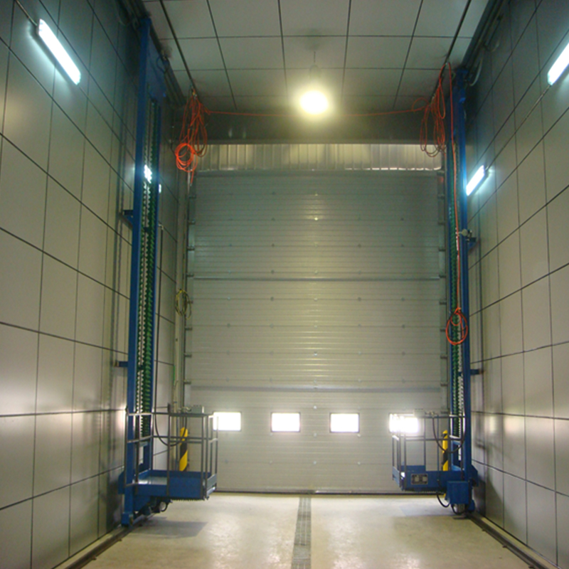 Sanding Room at Automatic Shot Blasting Machine
