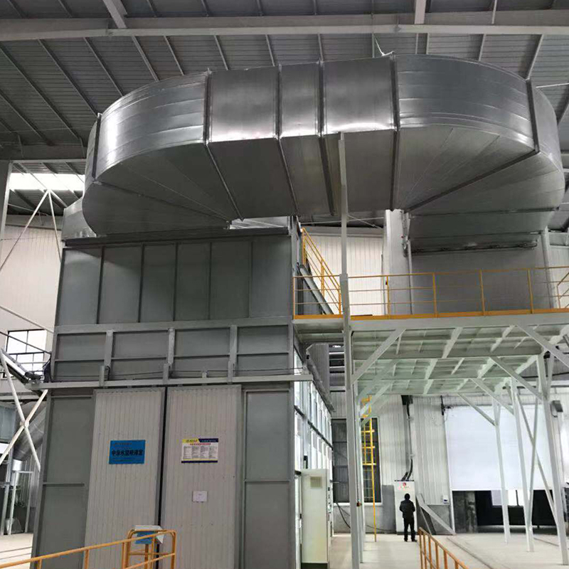Sanding Room at Automatic Shot Blasting Machine