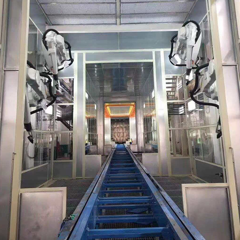 Spray Coating Line Para sa Motor Casings