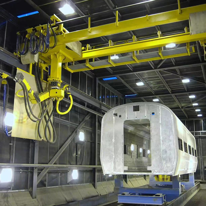 Painting Line Para sa Grain Tank Truck Body